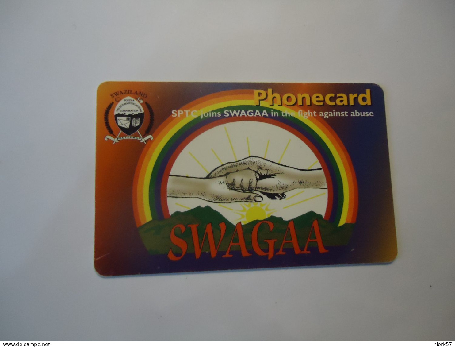 SWAZILAND  USED CARDS  CULTURAL  SWAGAA    2 SCAN - Swasiland