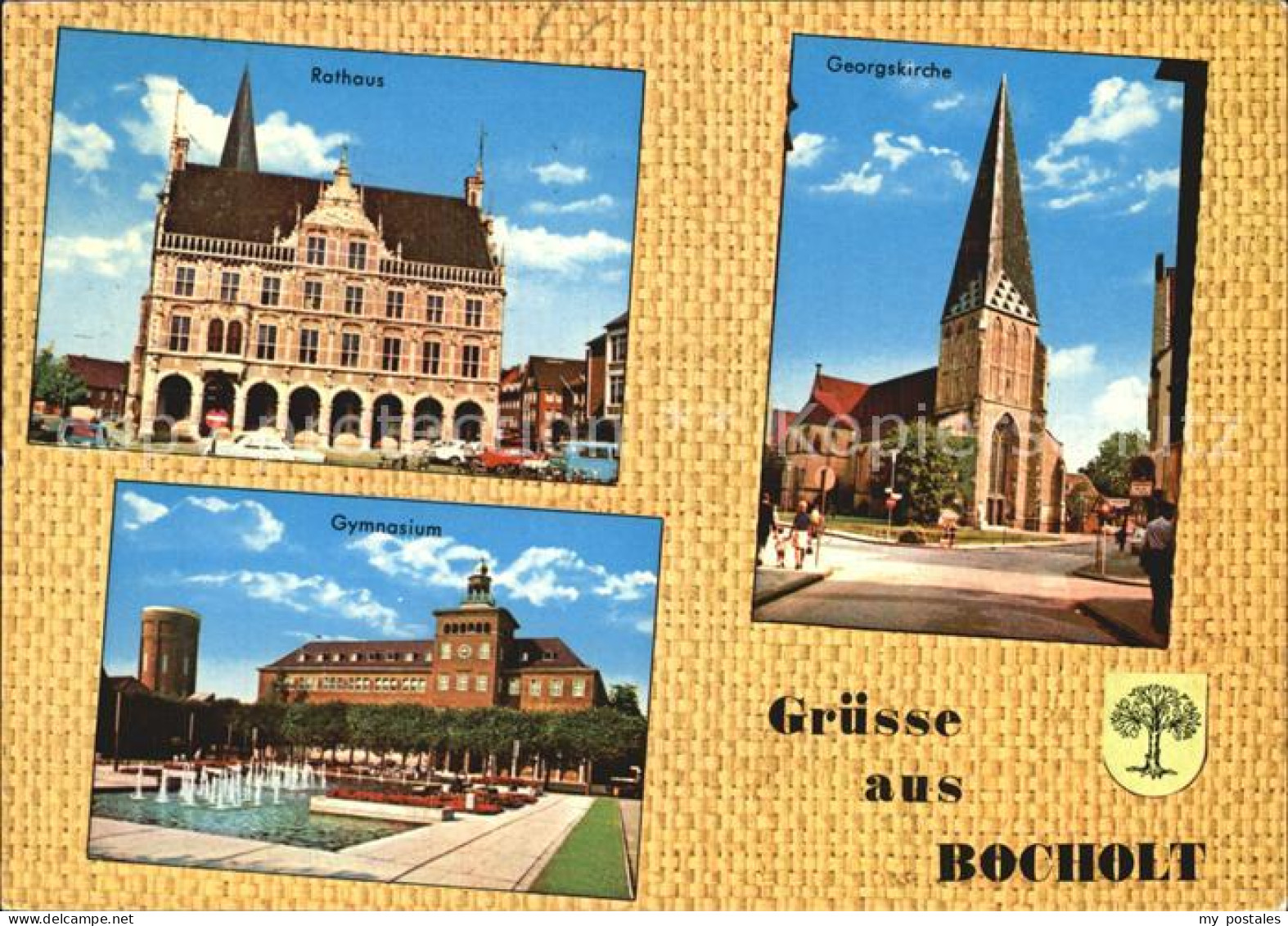 72519619 Bocholt Westfalen Rathaus Georgskirche Gymnasium  Bocholt - Bocholt