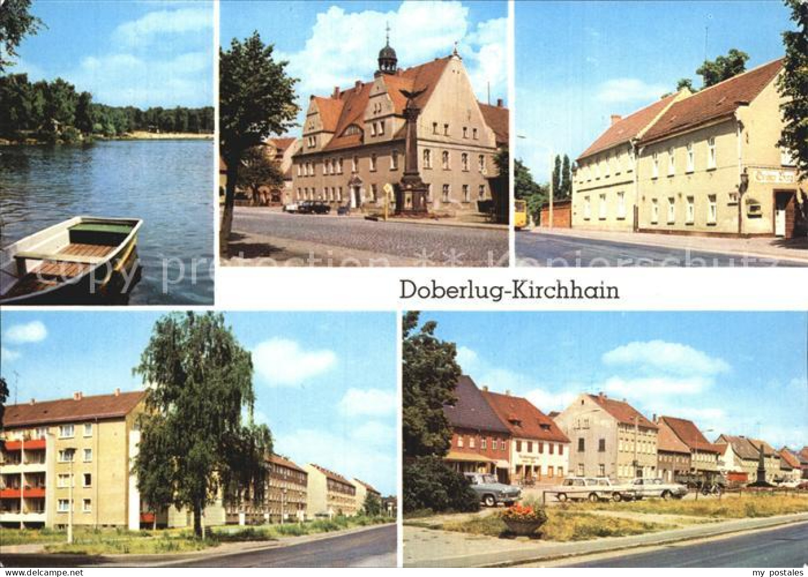 72519200 Doberlug-Kirchhain Bad Erna Rathaus HO Gaststaette Gruener Berg Doberlu - Doberlug-Kirchhain