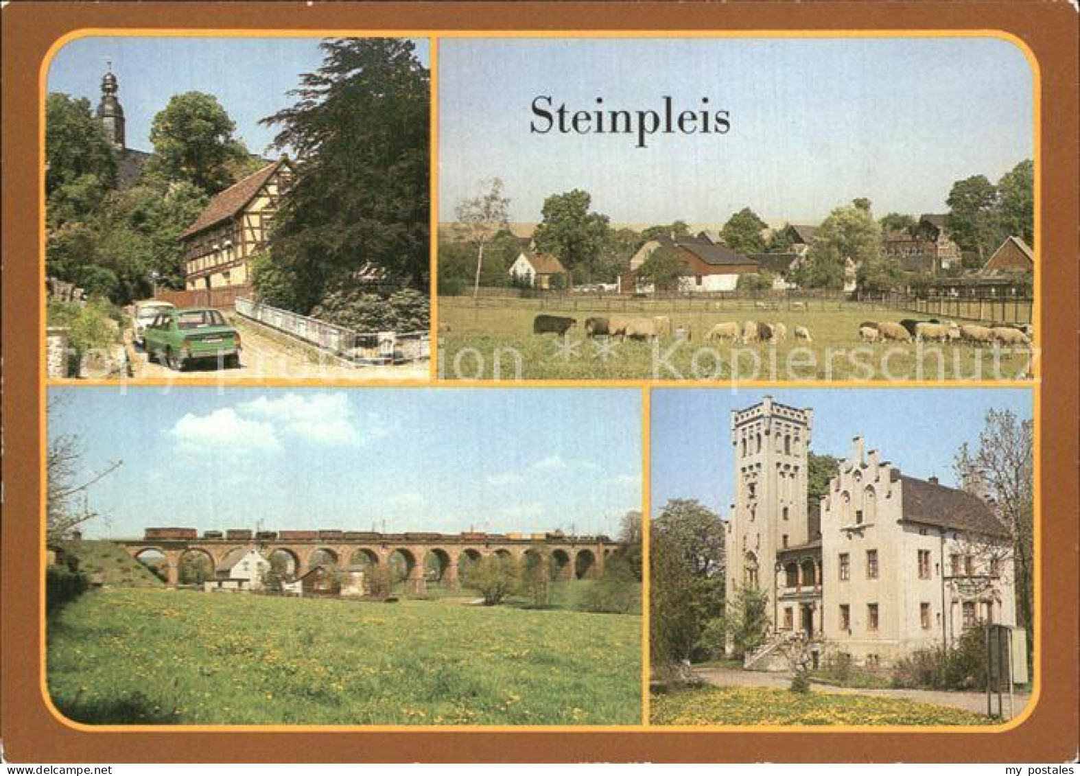 72519194 Steinpleis Roemertalbruecke Schloss  Steinpleis - Werdau