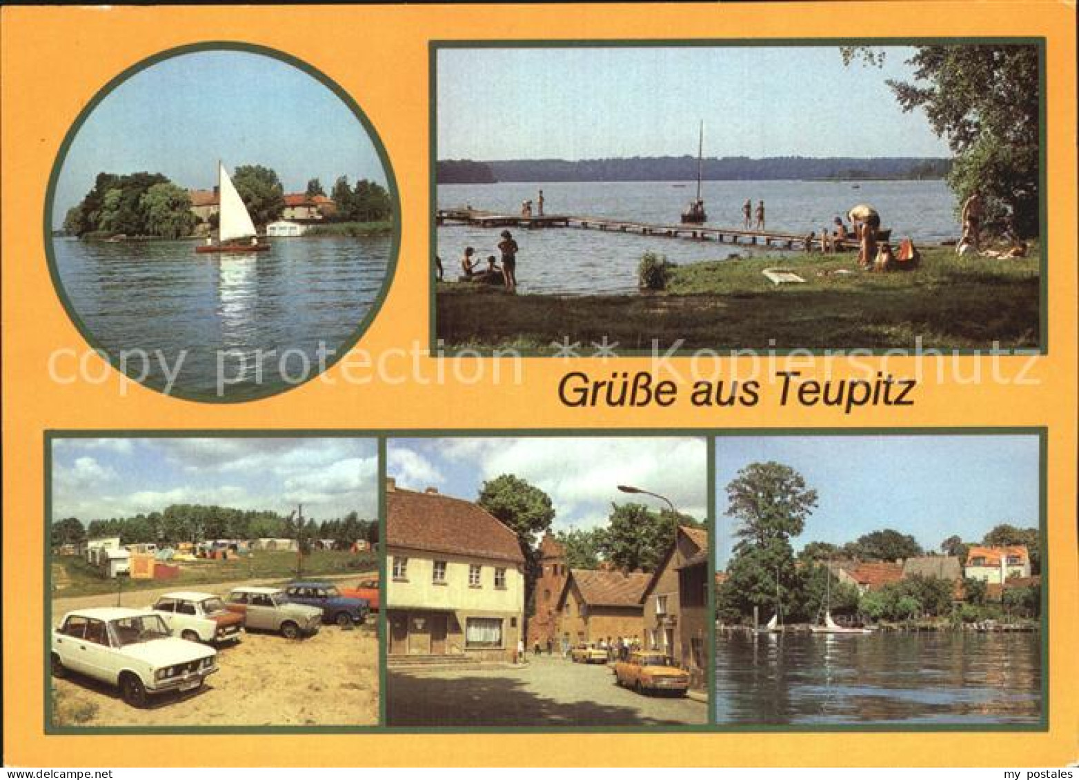 72519172 Teupitz Schloss Badestelle Teupitzsee Campingplatz Hafen Teupitz - Teupitz