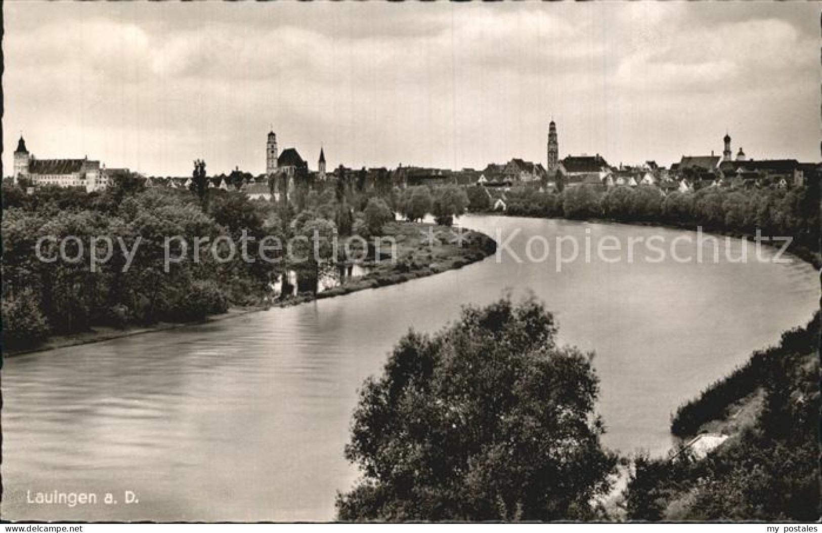 72518545 Lauingen Donau Panorama Lauingen - Lauingen