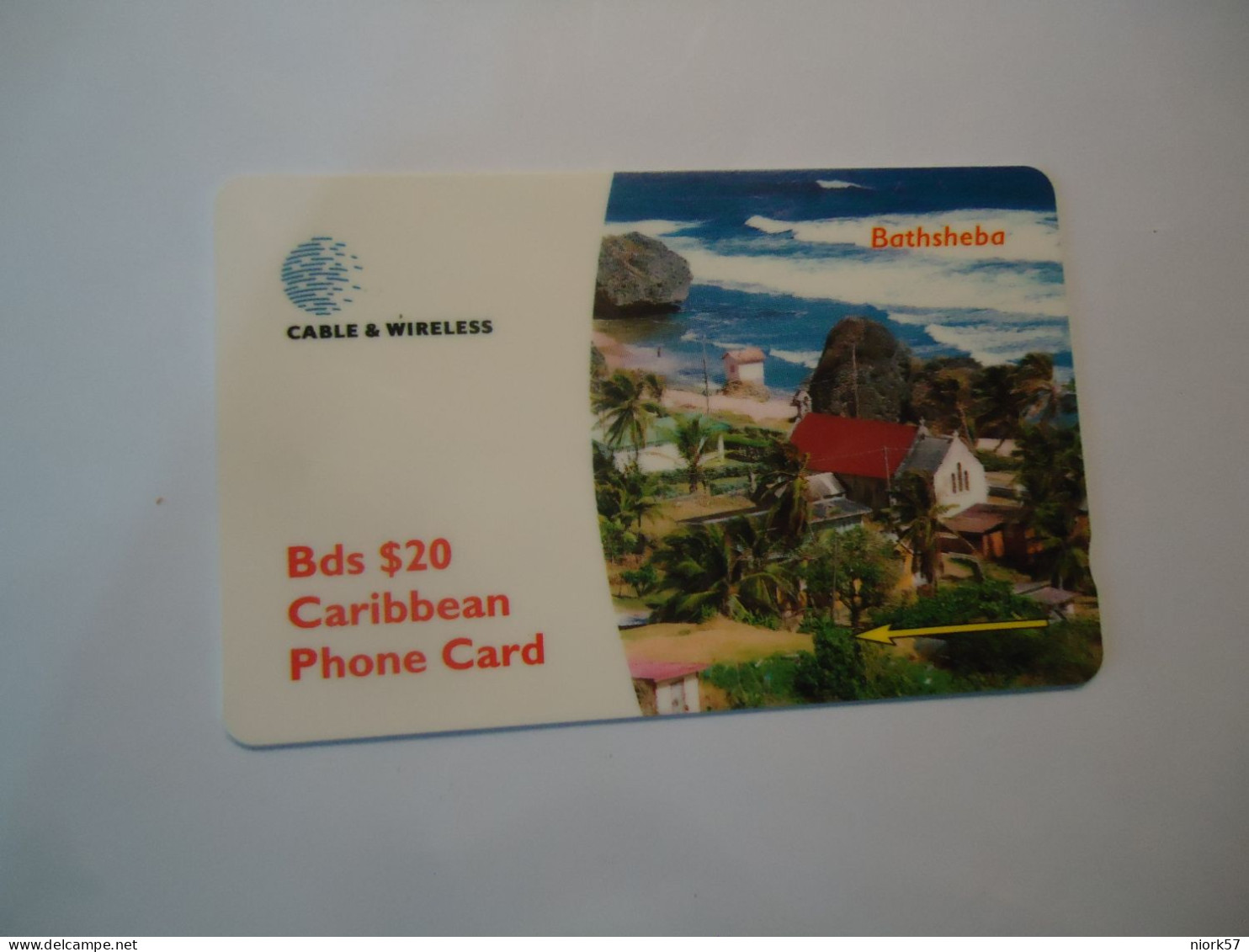BARBADOS   USED CARDS  BATHSHEBA - Barbados