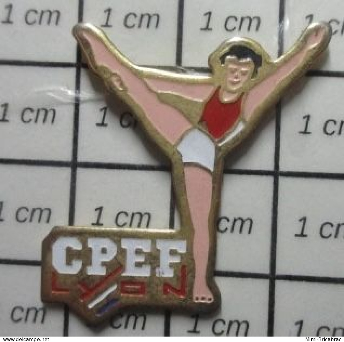 321 Pin's Pins / Beau Et Rare / SPORTS / CPEF CLUB GYMNASTIQUE LYON - Gymnastik
