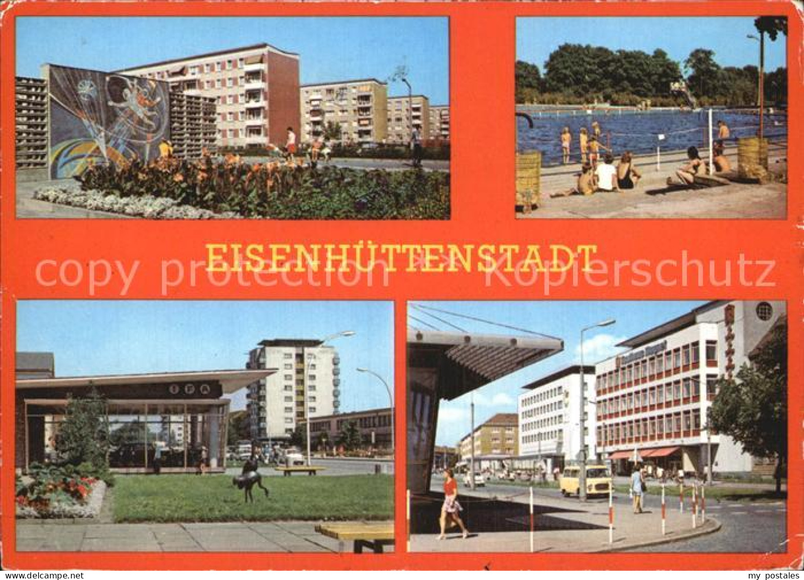 72514407 Eisenhuettenstadt Schwimmbad Leninallee  Eisenhuettenstadt - Eisenhüttenstadt