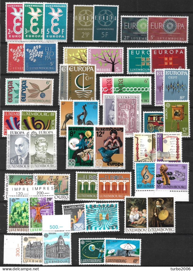 1958-1991 Europe / CEPT 26 Complete MNH Sets Michel Between 590/592 - 1271/1272 - Other & Unclassified