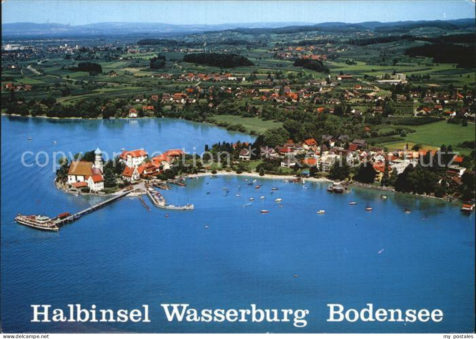 72512789 Wasserburg Bodensee Fliegeraufnahme Wasserburg - Wasserburg (Bodensee)