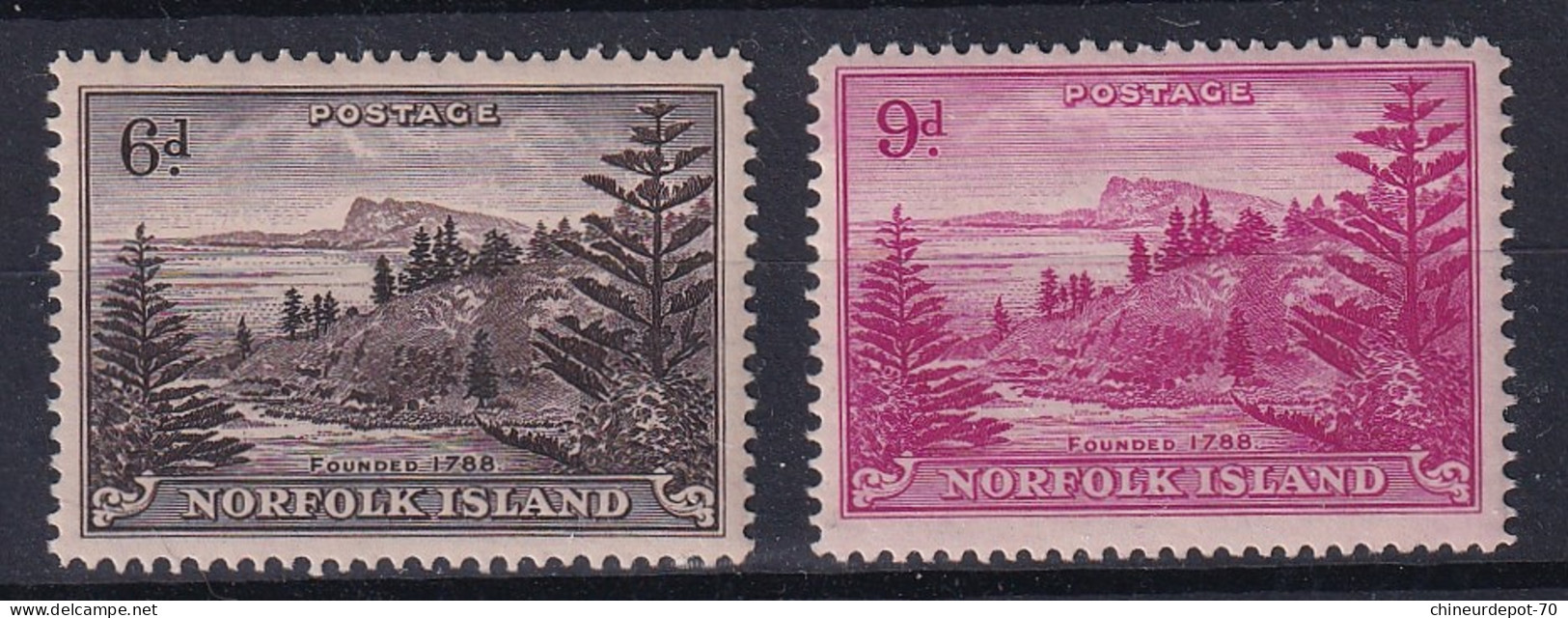 NORFOLK ISLAND NEUFS AVEC CHARNIERE * - Norfolk Island