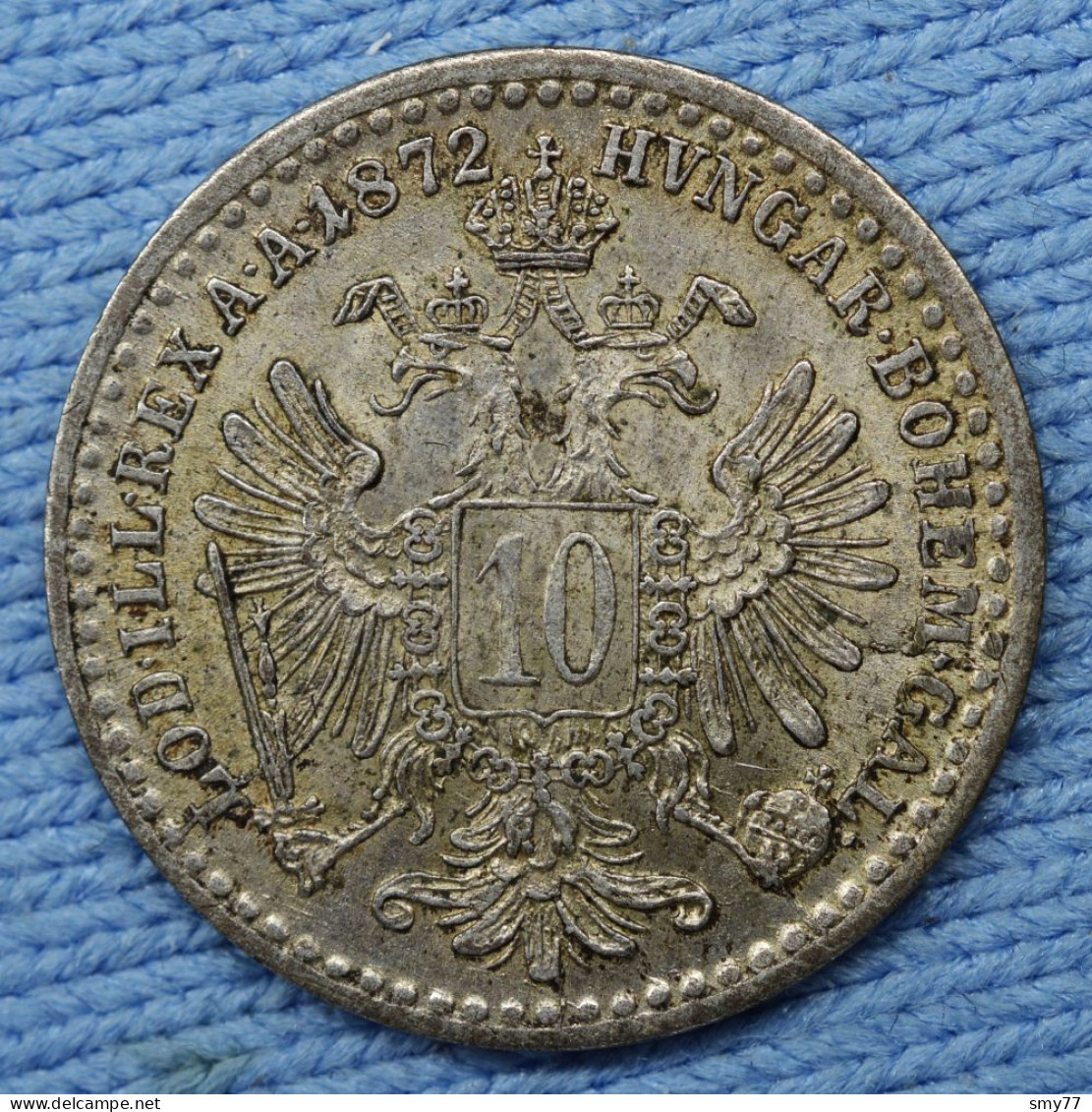 Autriche / Austria • 10 Kreuzer 1872 • AUNC • Franz Joseph I [24-118] - Autriche