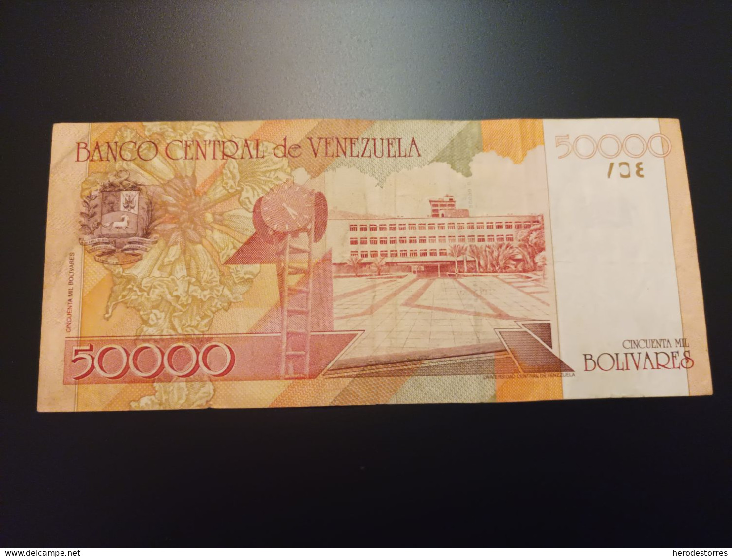 Billete De Venezuela De 50000 Bolivares Serie A, Año 1998 - Venezuela