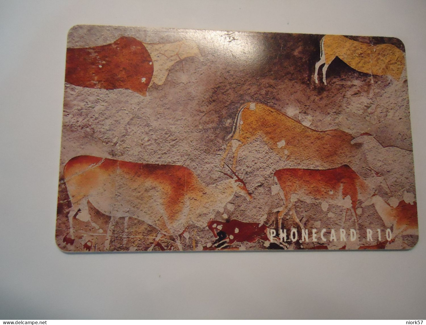 SOUTH AFRICA  USED  CARDS ANIMALS  CAVE PAINTINGS  2 SCAN - South Africa