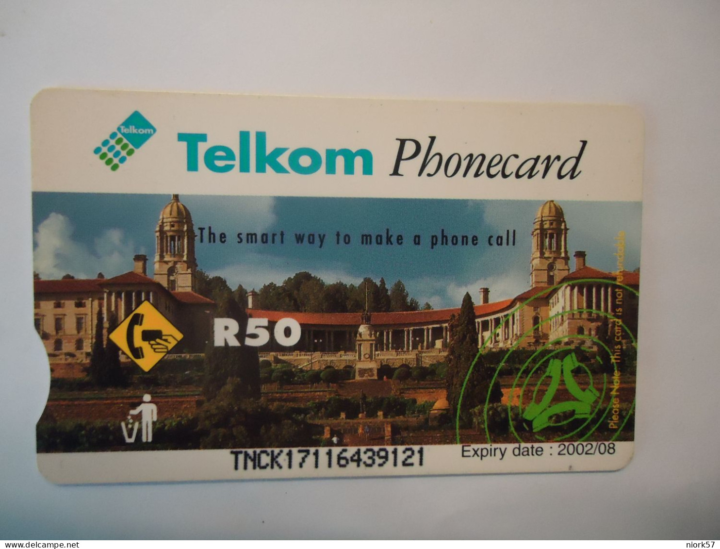 SOUTH AFRICA  USED  CARDS   LANDSCAPES   R 50   2 SCAN - South Africa