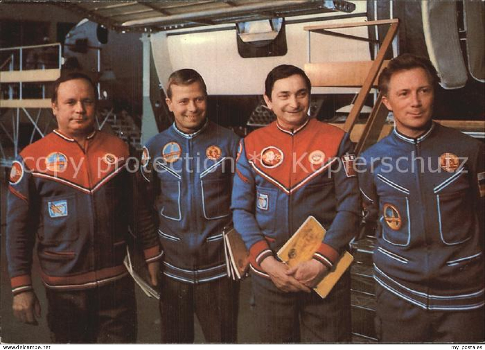 72510500 Raumfahrt Kosmosflug Fliegerkosmonauten Sigmund Jaehn Waleri Bykowski F - Raumfahrt