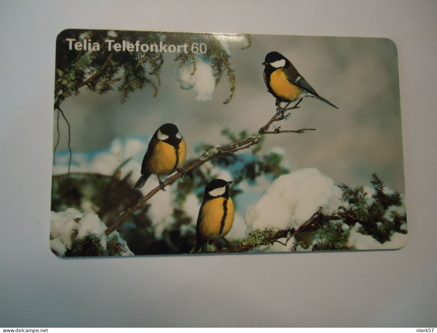 SWEDEN   USED   PHONECARDS  BIRD BIRDS - Other & Unclassified