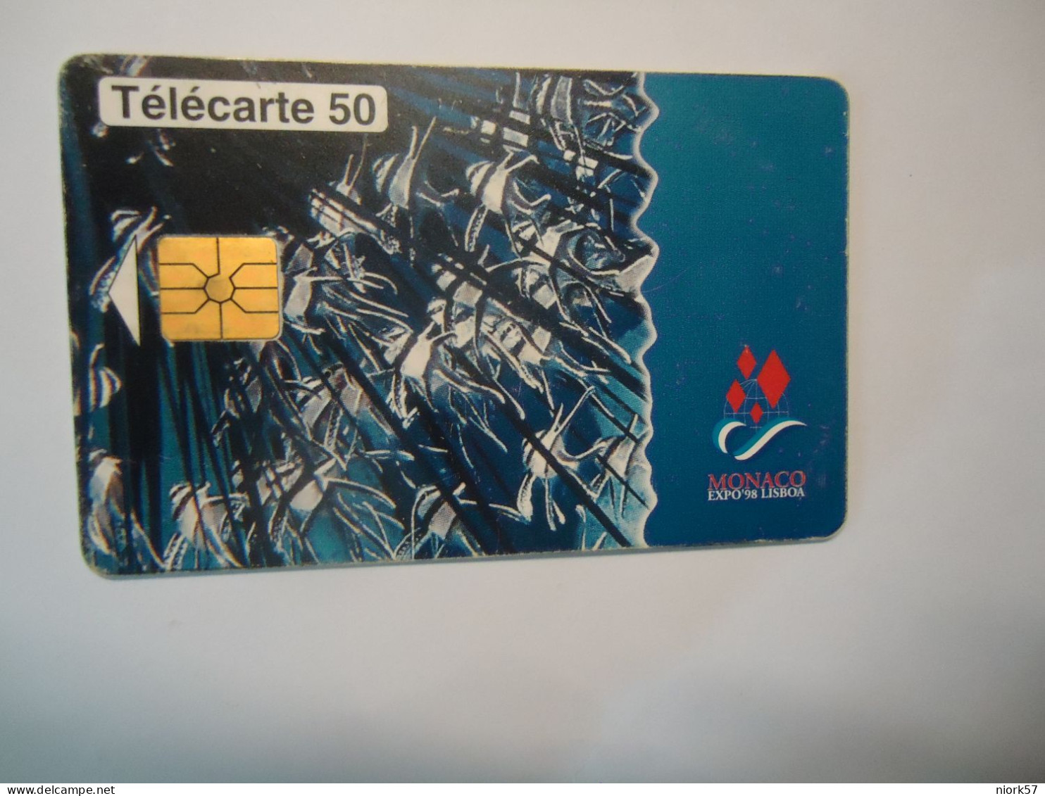 MONACO USED CARDS  EXPO 98  2 SCAN - Monaco