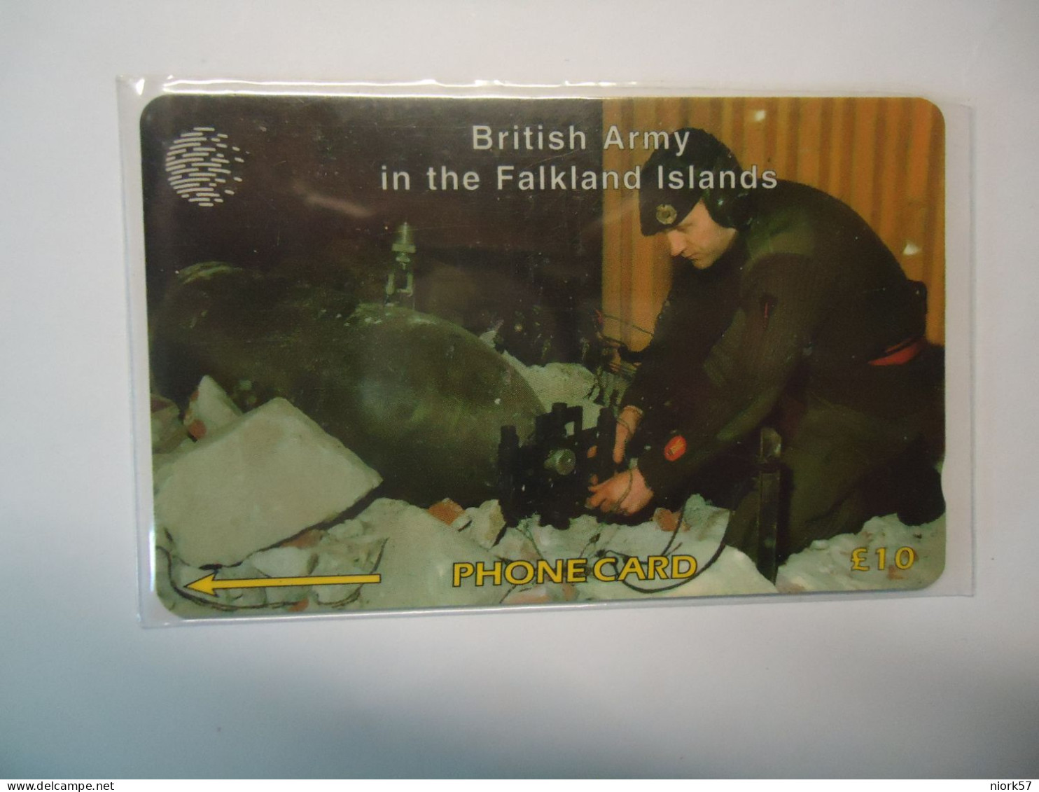 FALKLAND ISLAND   USED CARDS  ARMS  BOBE - Falkland