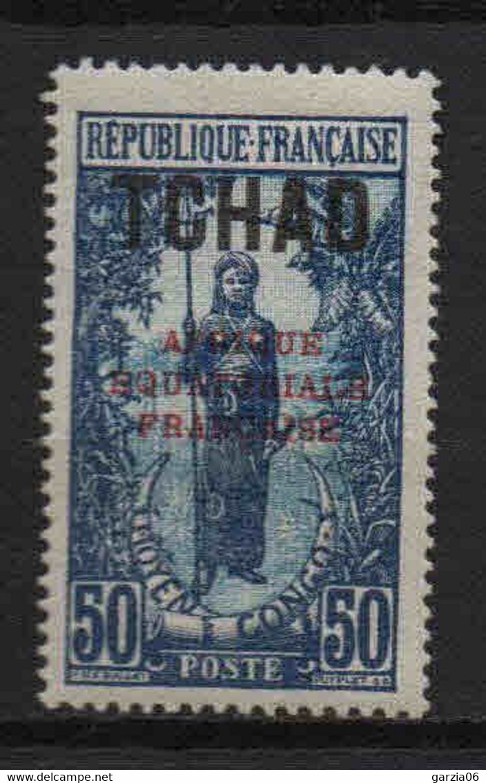 Tchad  - 1924 -  Tb AEF Surch-  N° 31 - Neufs* - MLH - Ongebruikt