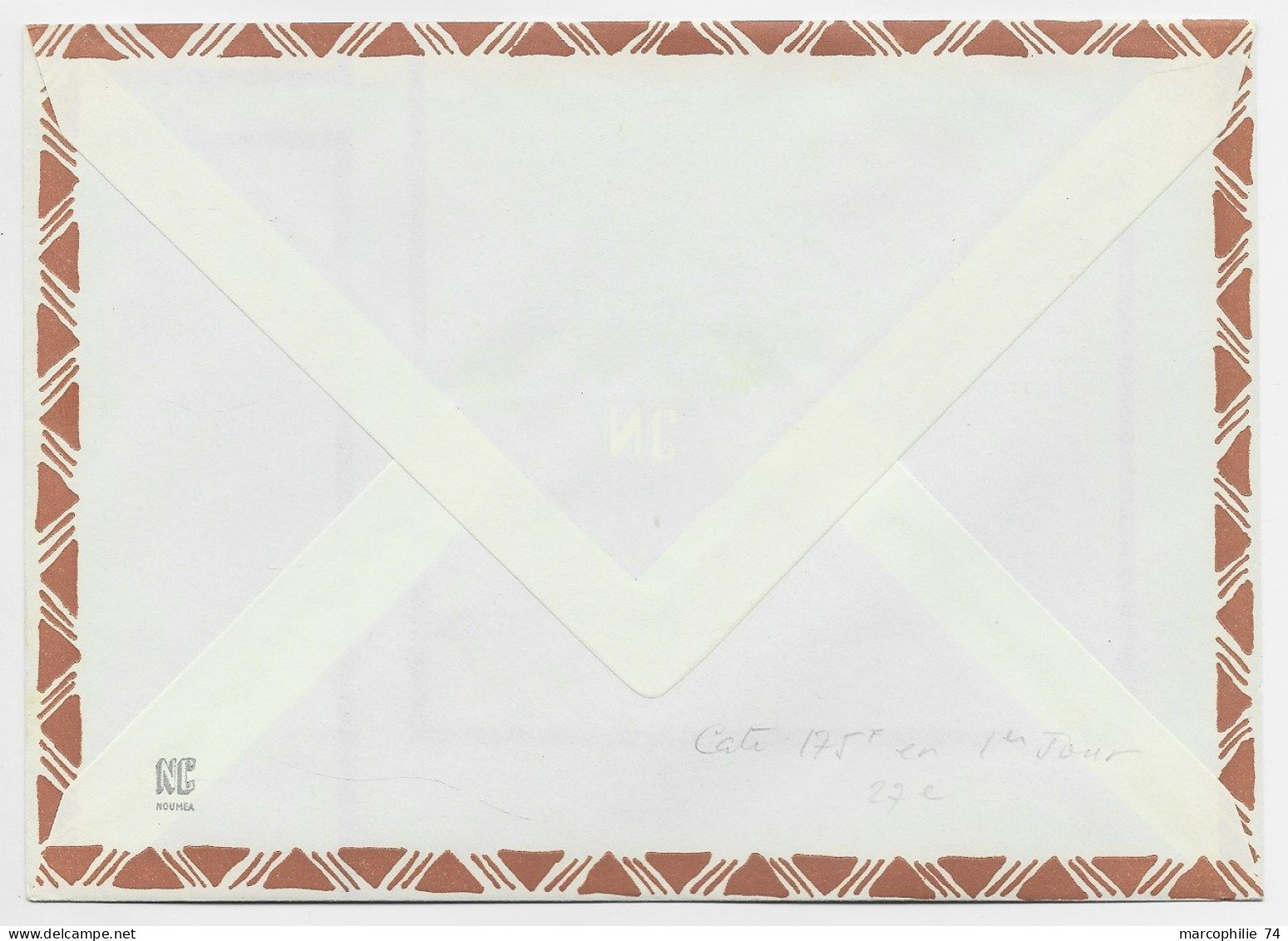 NOUVELLE CALEDONIE PA 100FR CONCORDE SEUL LETTRE COVER AVION PREMIER JOUR 17.4.1989 NOUMEA - FDC