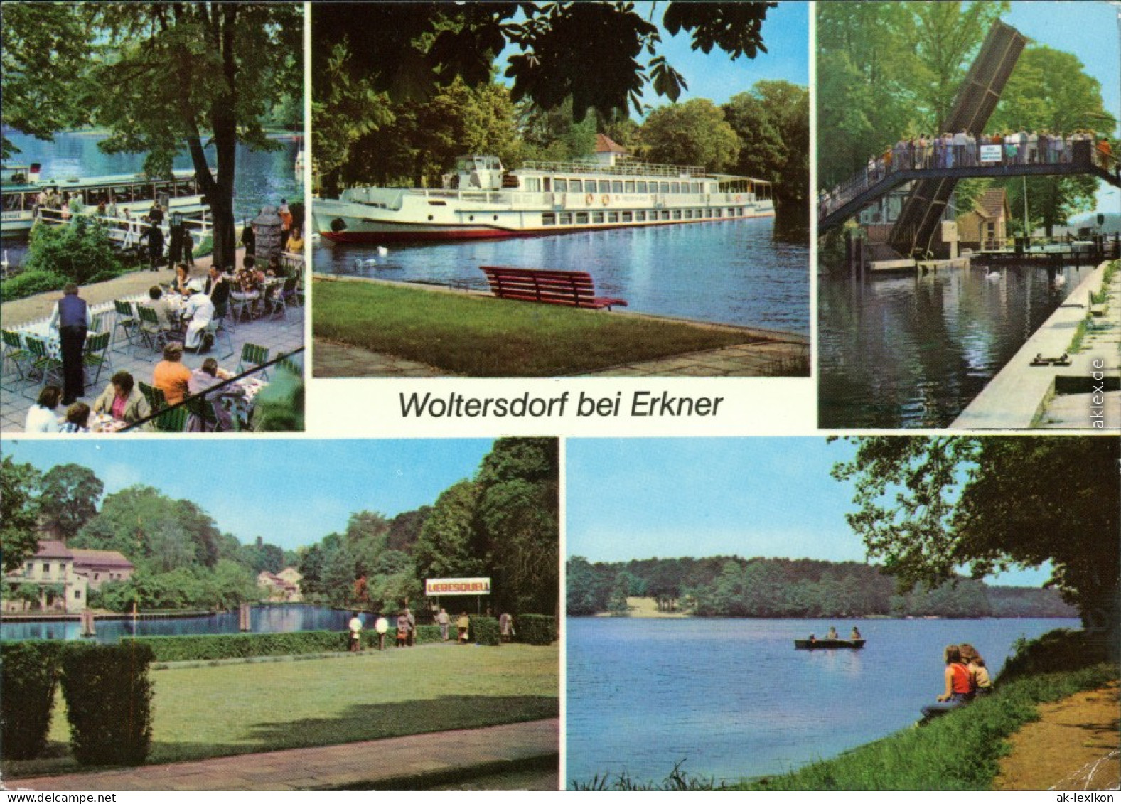 Woltersdorf HOG "Strand-Café", Luxusschiff Der Weißen Flotte   1977 - Woltersdorf