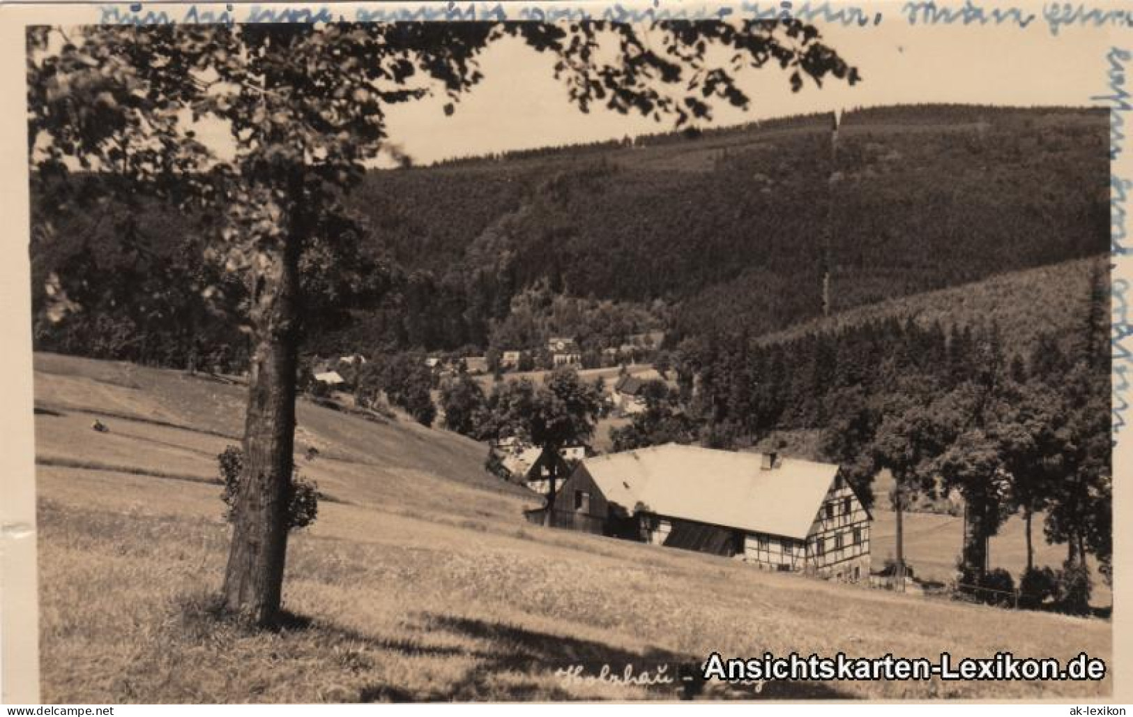 Holzhau-Rechenberg-Bienenmühle Blick Von Der Alten Straße Zum Kannelberg 1940 - Holzhau