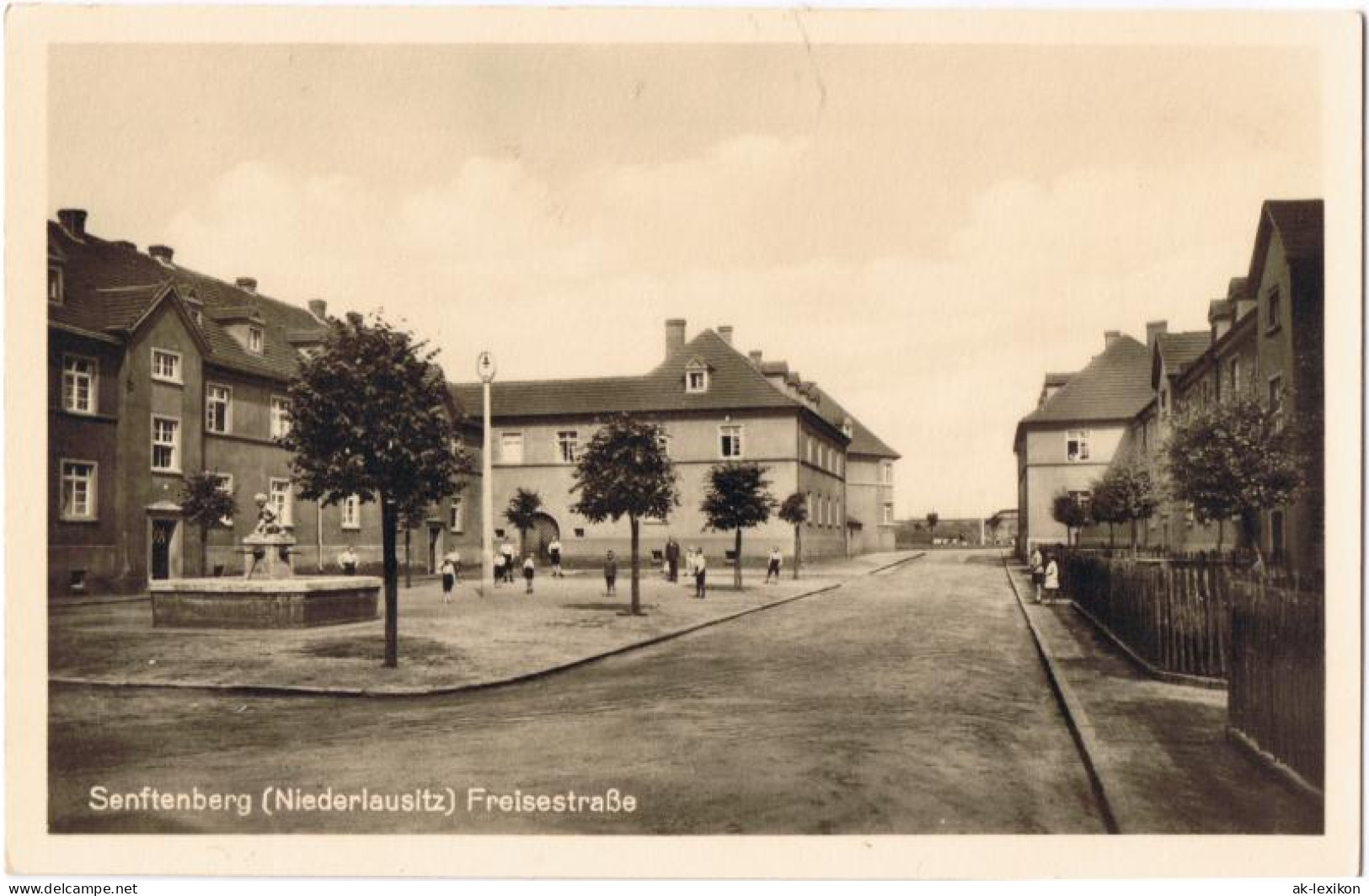 Ansichtskarte Senftenberg (Niederlausitz) Freisestraße 1936 - Senftenberg