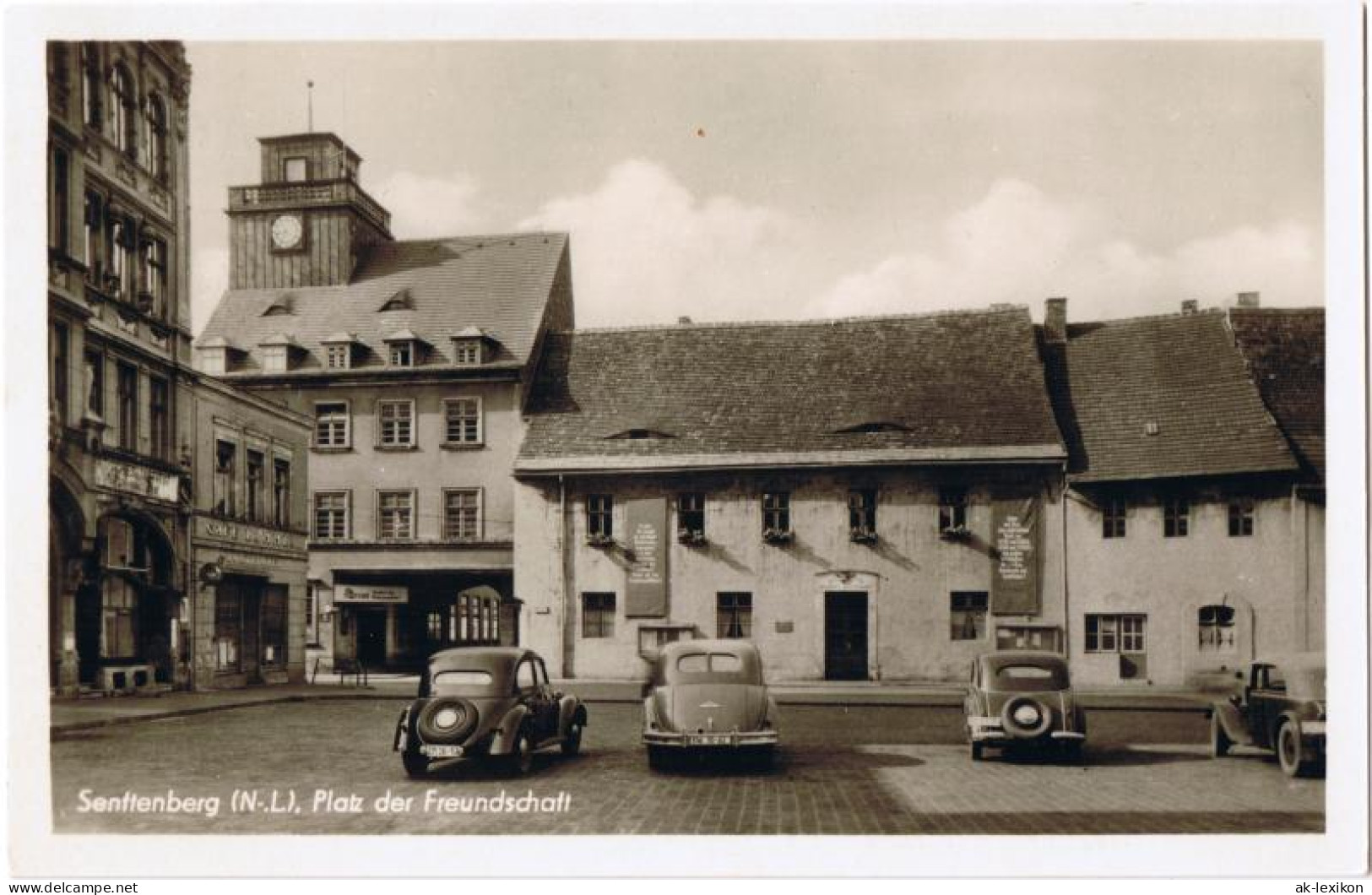 Senftenberg (Niederlausitz) Platz Der Freundschaft (Foto AK) 1954 - Senftenberg