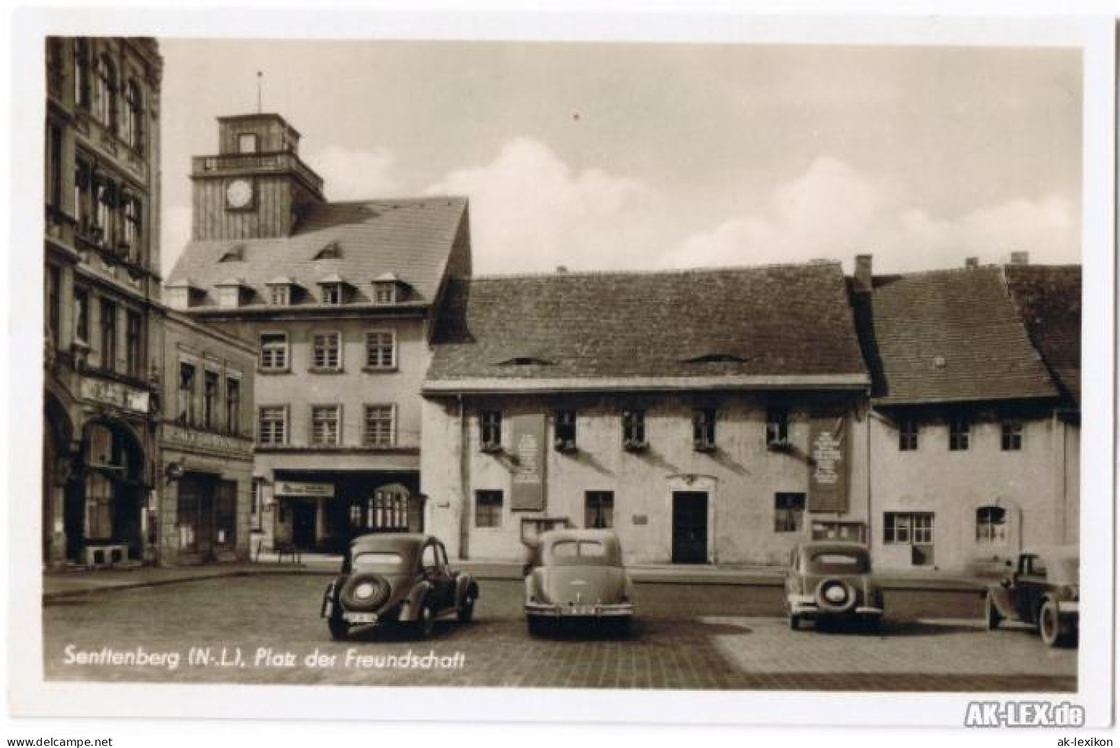 Senftenberg (Niederlausitz) Platz Der Freundschaft (Foto AK) 1954 - Senftenberg