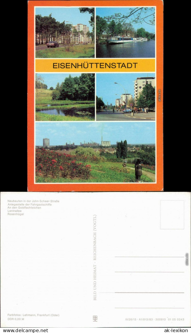 Eisenhüttenstadt Stalinstadt  Neubauten In Der John-Scheer-Straße   1983 - Eisenhuettenstadt