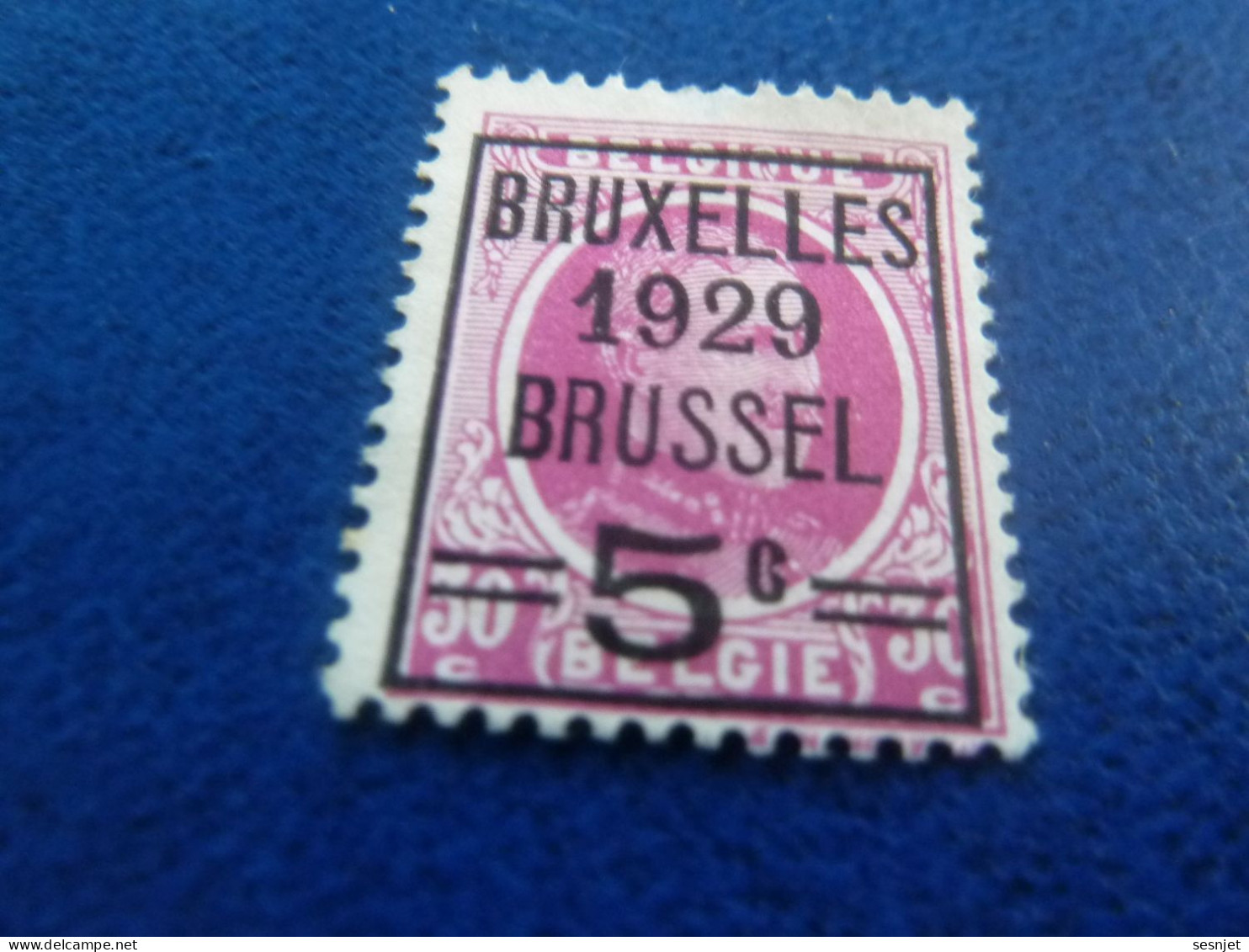 Belgique - Albert - Préoblitéré - 5c. S. 30c. - Bruxelles - Brussel - Rose - Oblitéré - Année 1929 - - Sobreimpresos 1922-26 (Alberto I)