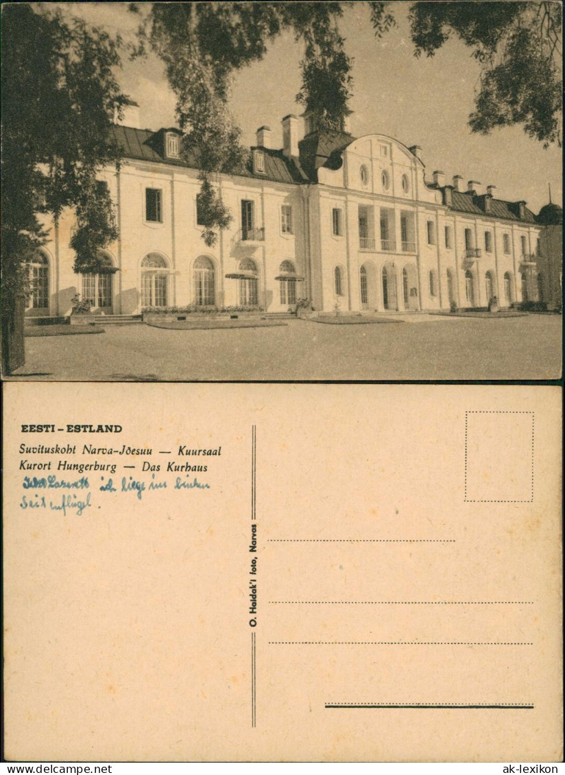Postcard Narwa Narva Suvituskoht Narva-Jõesuu Kuursaal 1926 - Estland