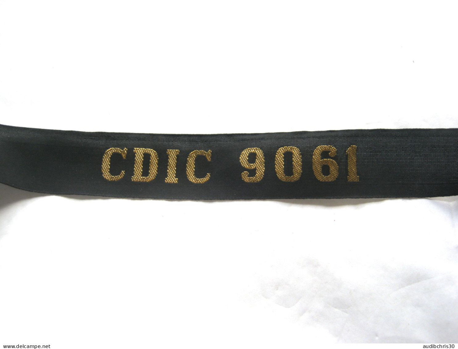 BANDE POUR BACHI MARINE NATIONALE LE CDIC 9061 ETAT EXCELLENT - Marinera