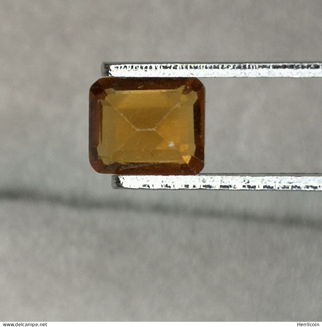 Grenat Hessonite Naturel Du Sri Lanka - Octogone 0.76 Carat - 5.5 X 4.6 X 3 Mm - Other & Unclassified