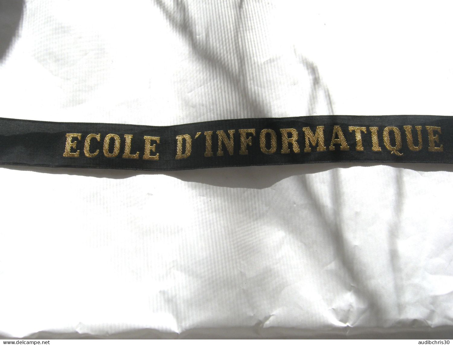 BANDE POUR BACHI MARINE NATIONALE ECOLE D'INFORMATIQUE ETAT EXCELLENT - Navy