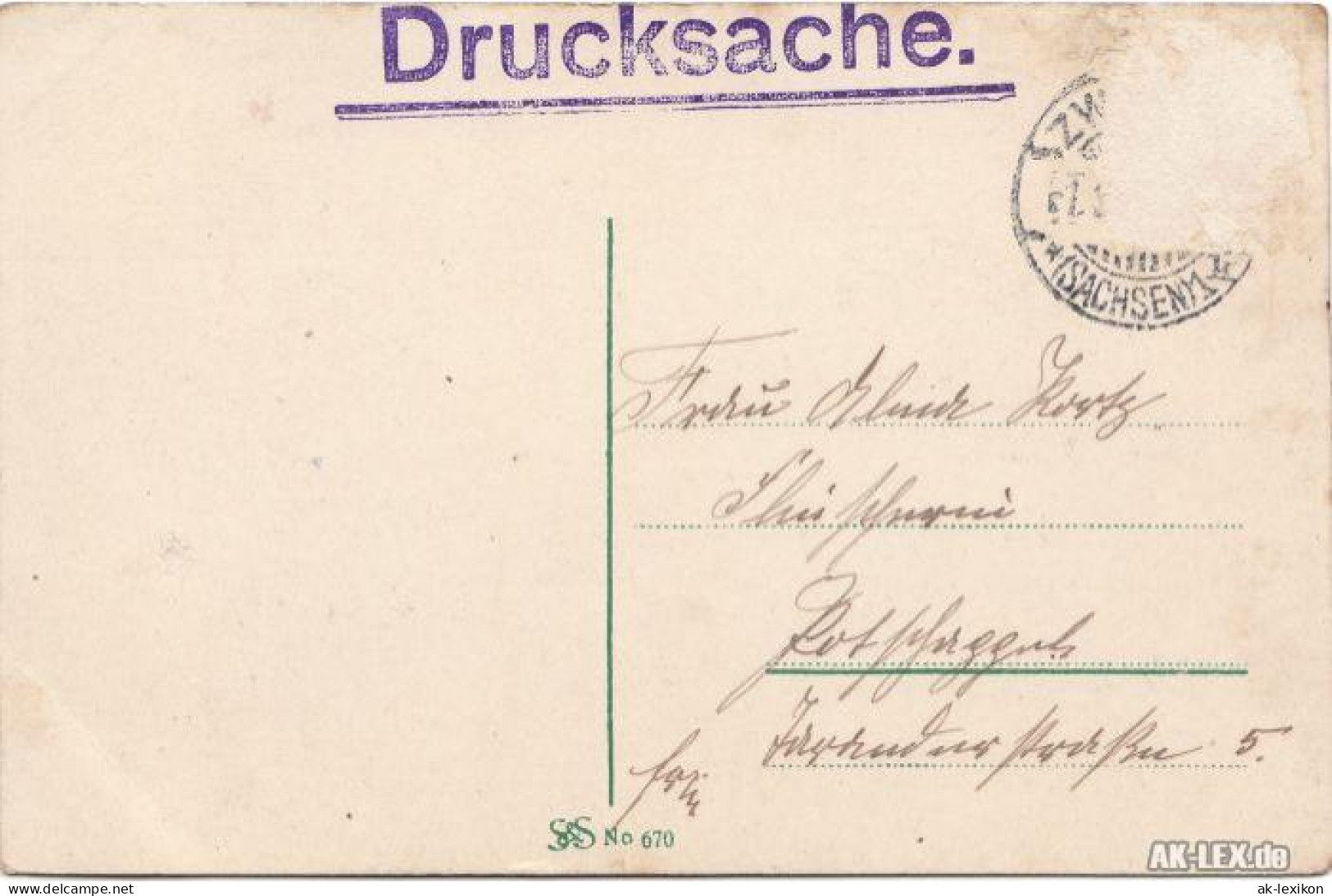 Glauchau Blick Auf Die Gräfl. Schönburg'schen Schlösser Und Wehrdicht C1918 1918 - Glauchau