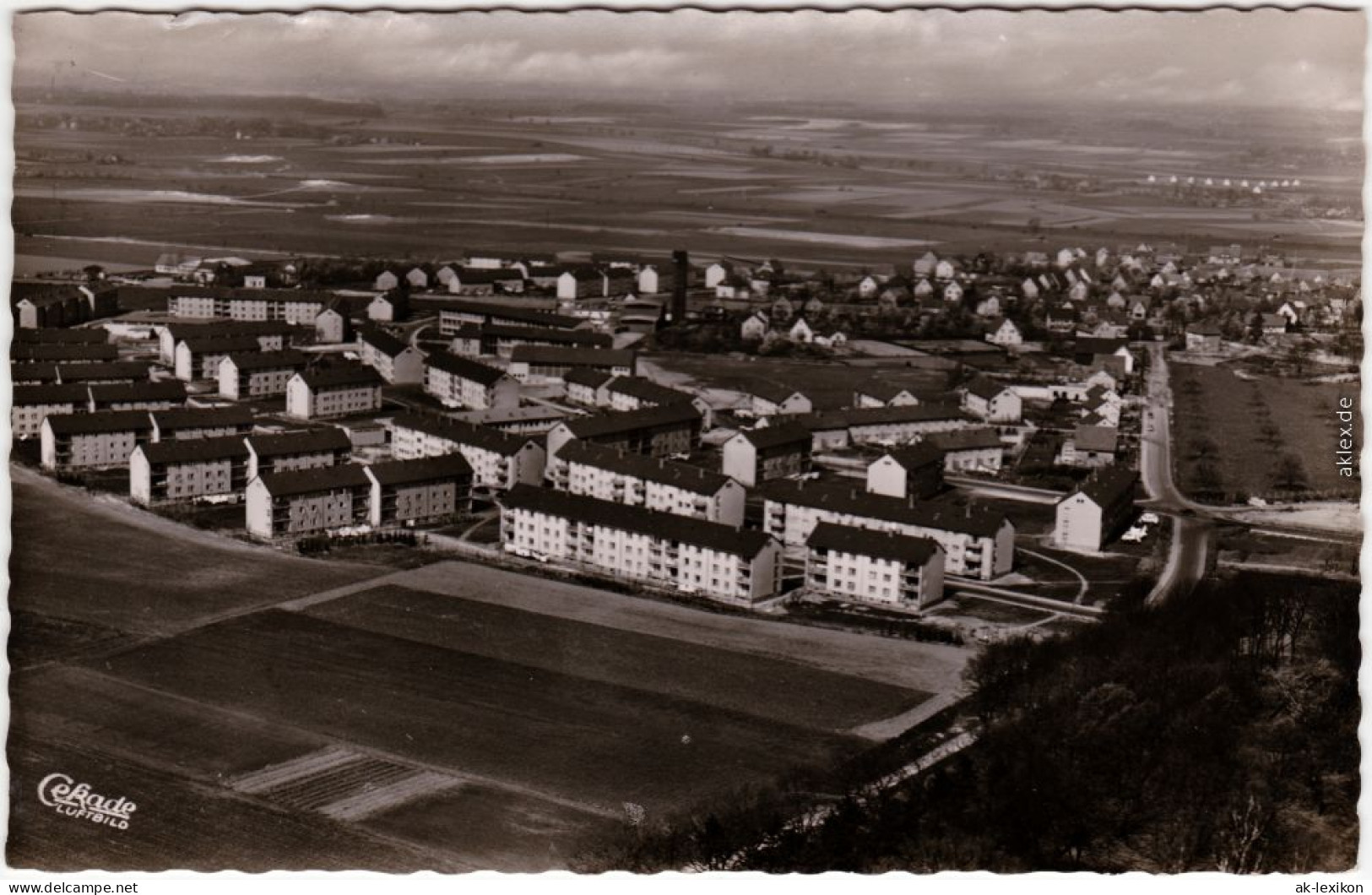 Werl (Westfalen) Luftbild Kanadische Wohnsiedlung/Luftbild Kanadische Wohnsiedlung 1965  - Werl