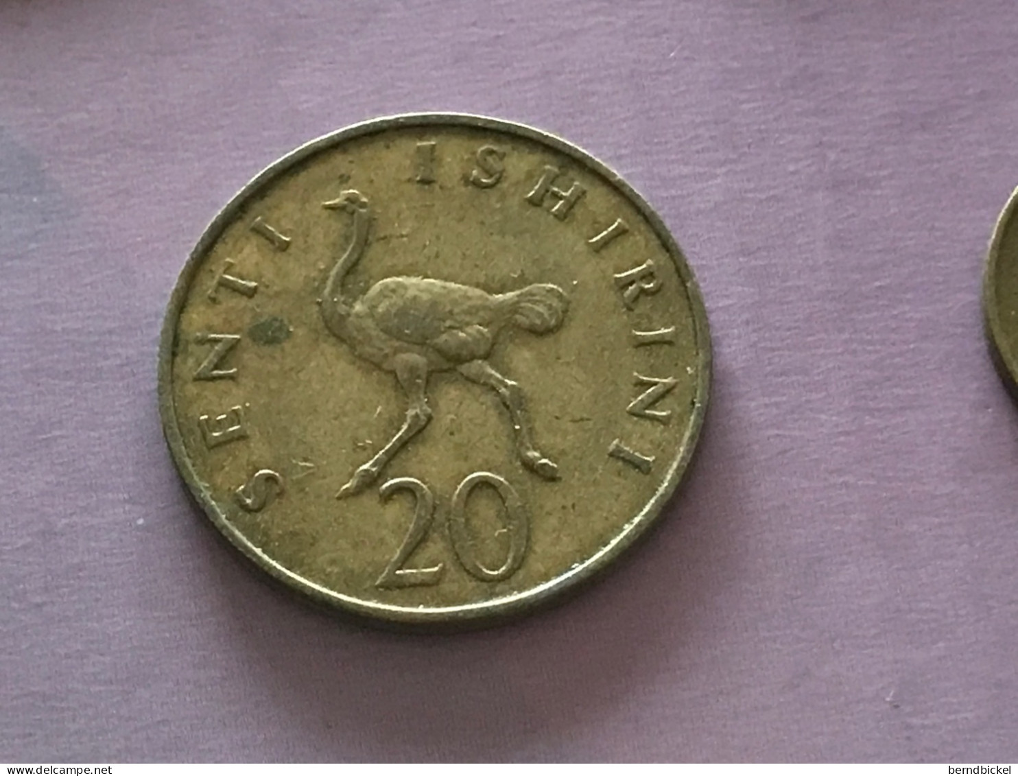 Münze Münzen Umlaufmünze Tansania 20 Cent 1970 - Tanzania