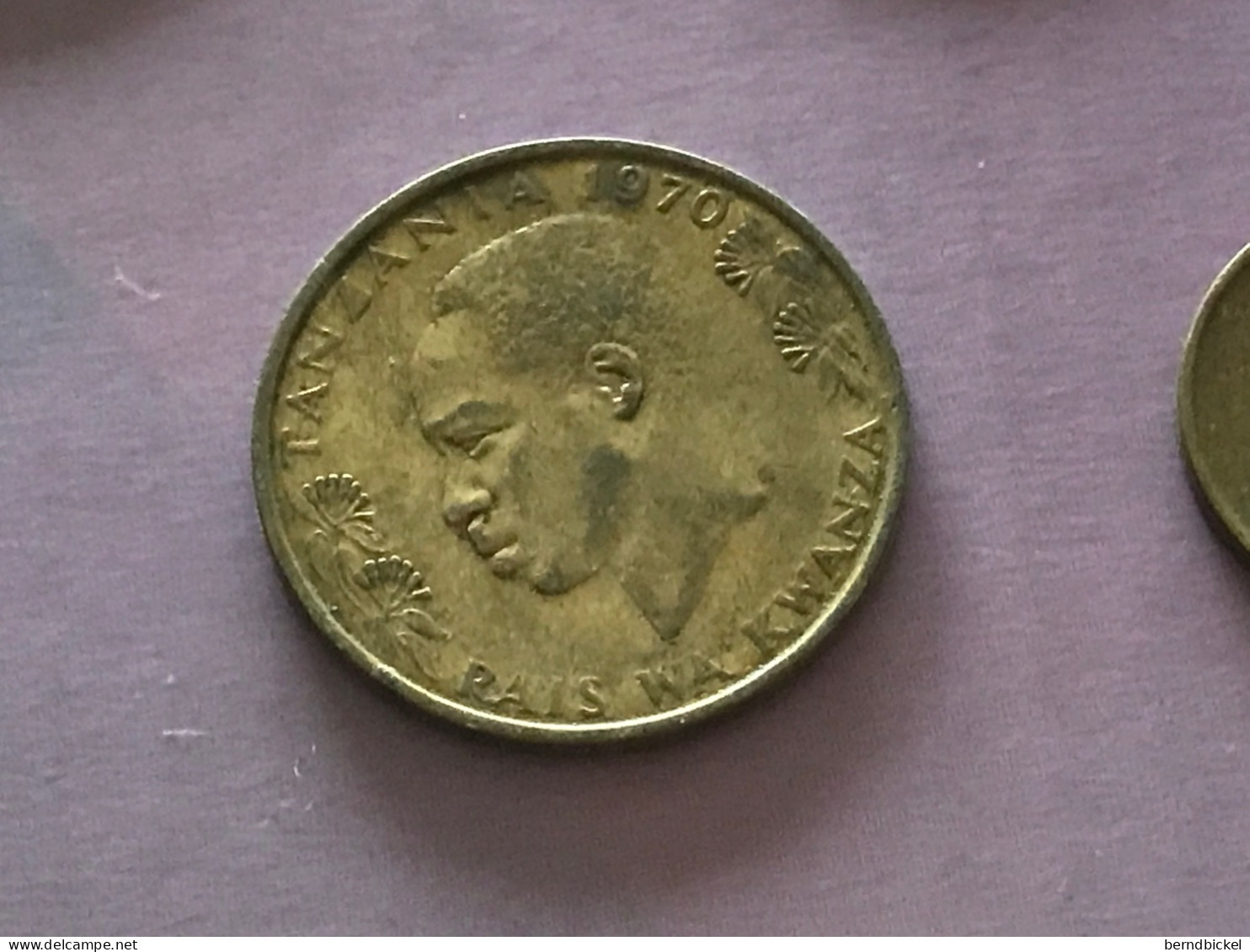 Münze Münzen Umlaufmünze Tansania 20 Cent 1970 - Tanzania