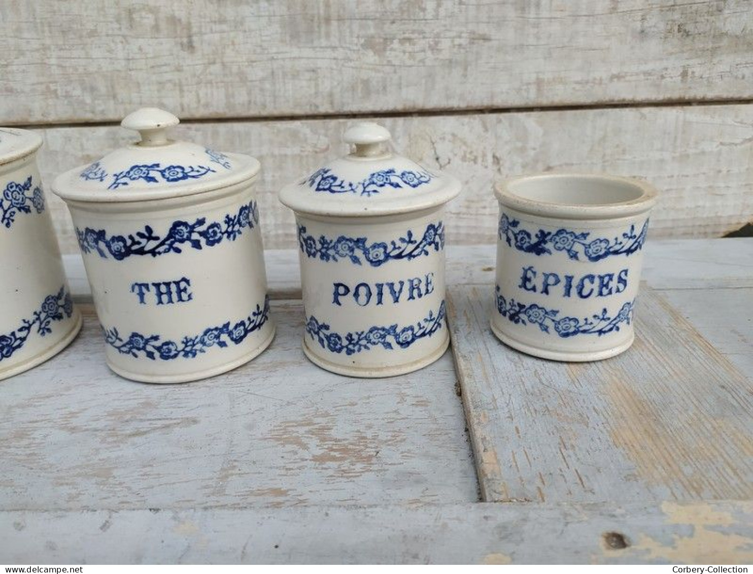 Anciens Pots à Épices Grès De Saint-Uze - Sonstige & Ohne Zuordnung