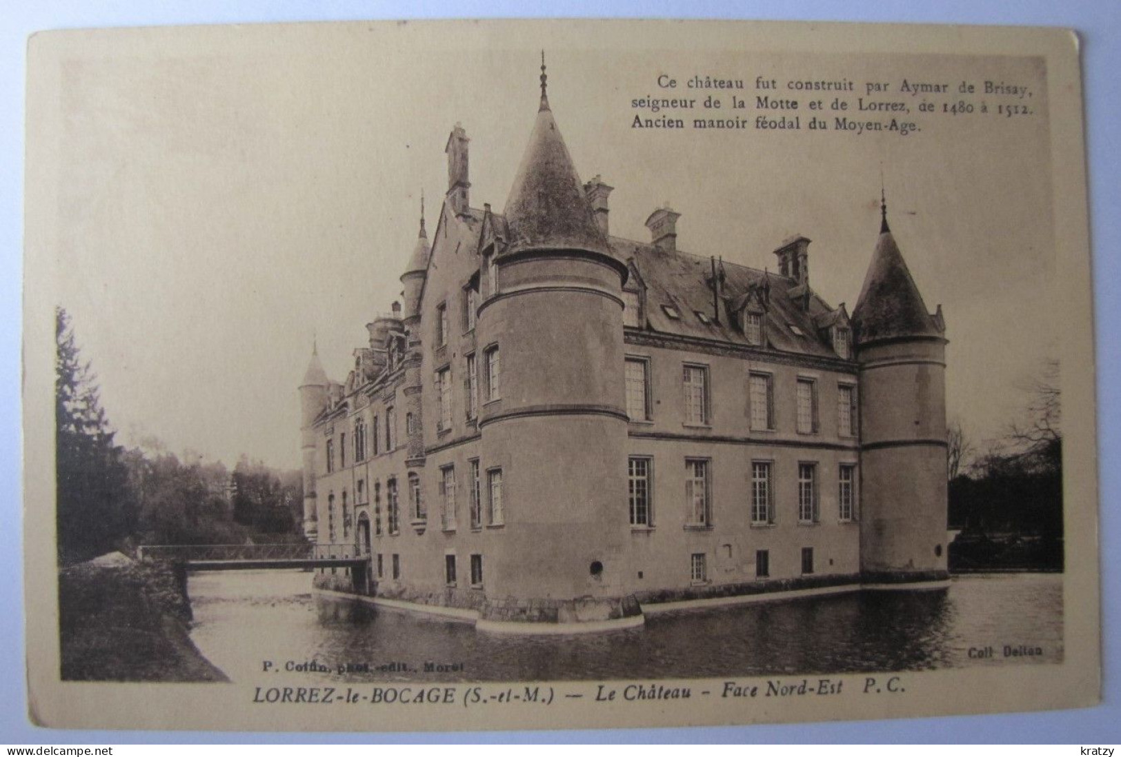 FRANCE - SEINE ET MARNE - LORREZ-le-BOCAGE - Le Château - 1941 - Lorrez Le Bocage Preaux