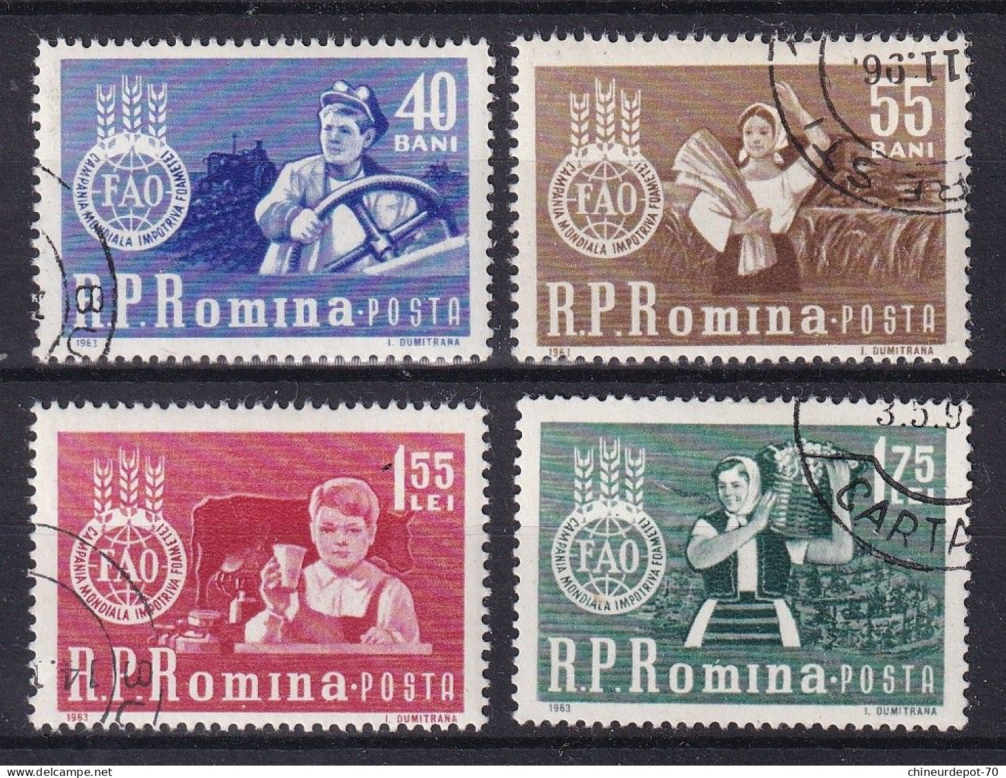 COLLECTION ROUMANIE ROMANIA Rumänien LOT OBLITERE VOIR 50 FOTOS - Verzamelingen