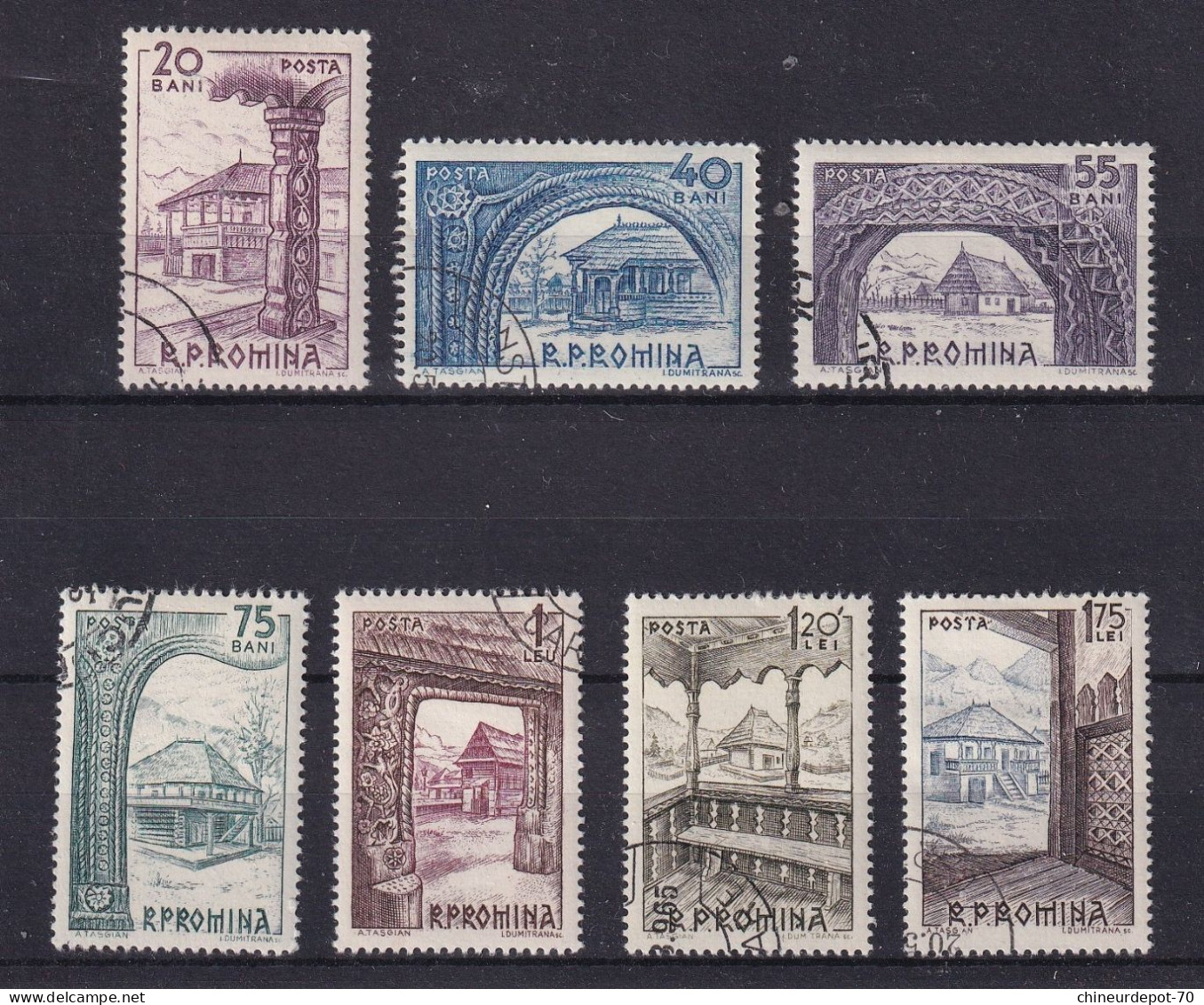 COLLECTION ROUMANIE ROMANIA Rumänien LOT OBLITERE VOIR 50 FOTOS