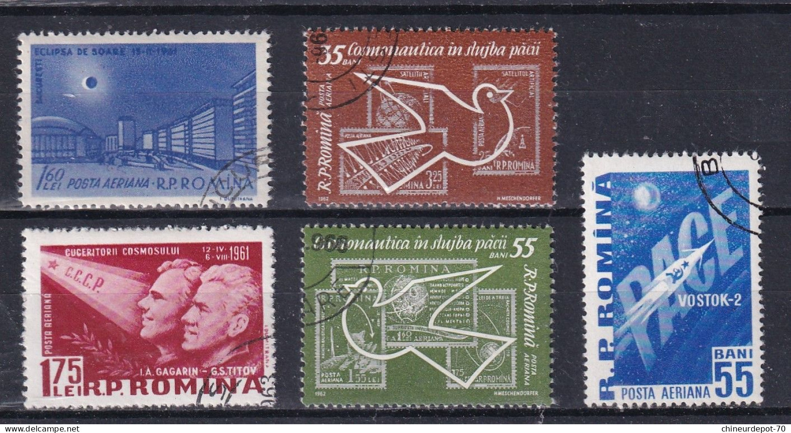 COLLECTION ROUMANIE ROMANIA Rumänien LOT OBLITERE VOIR 50 FOTOS