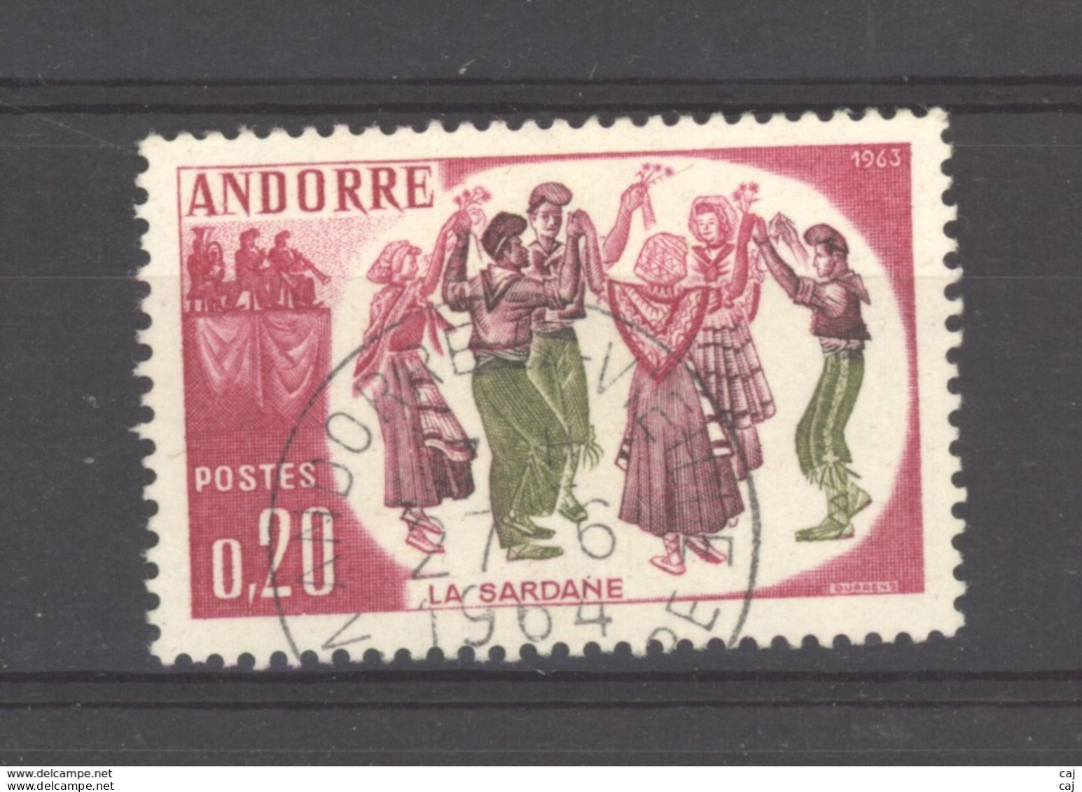 Andorre  :  Yv  166  (o) - Gebraucht