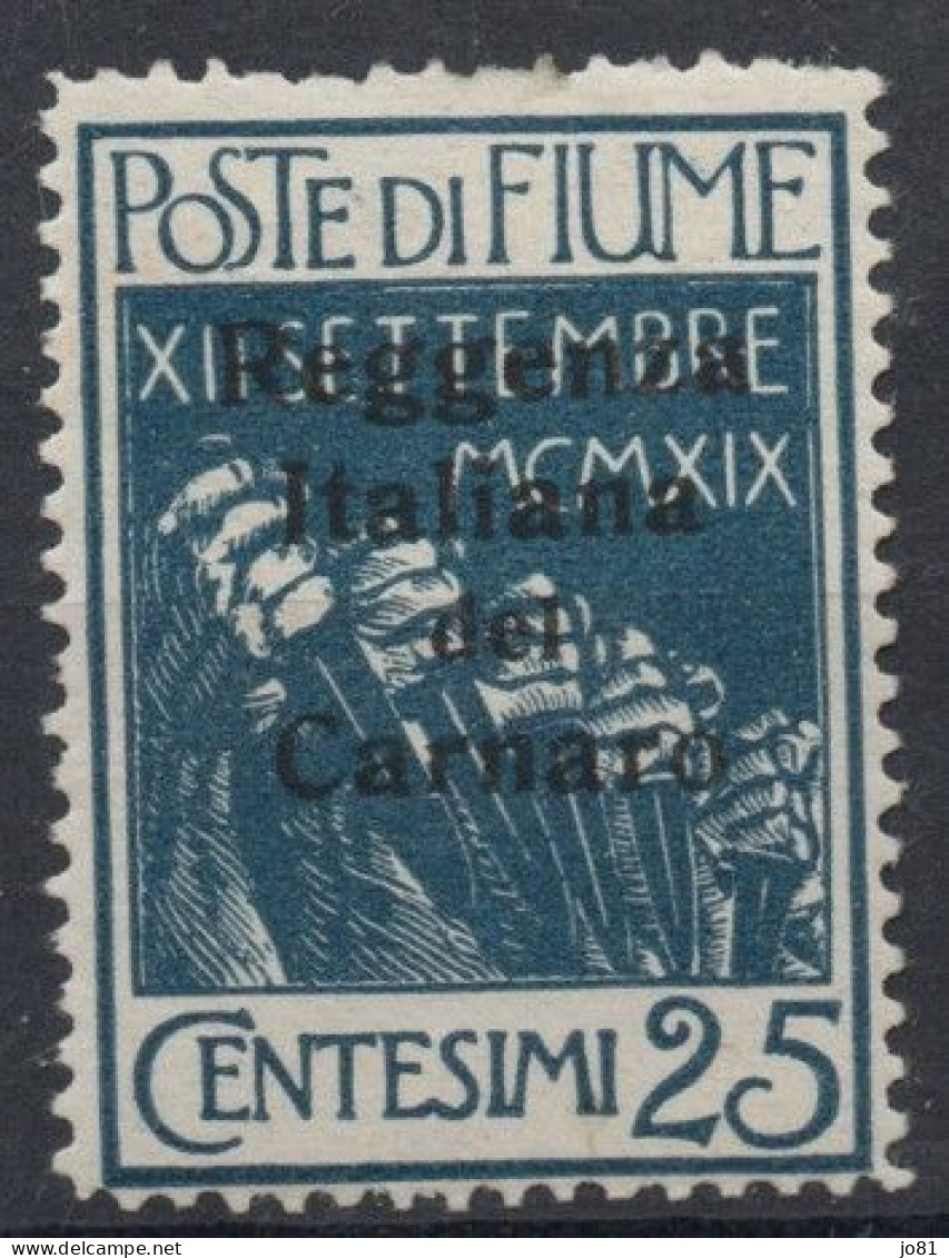 Fiume YT 123 Neuf Avec Charnière X MH - Fiume