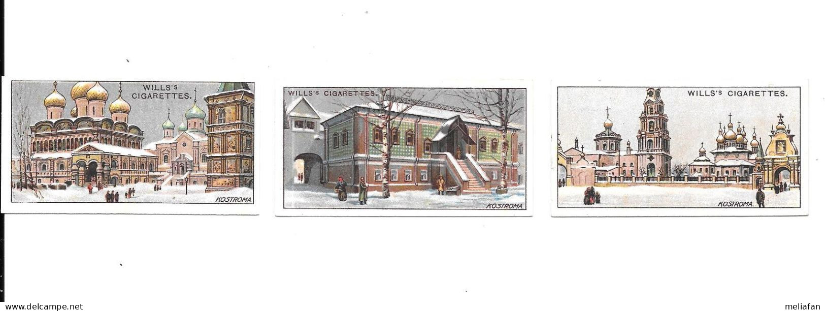 DK51 - CARTES CIGARETTES WILLS - GEMS OF RUSSIAN ARCHITECTURE - KOSTROMA - Wills