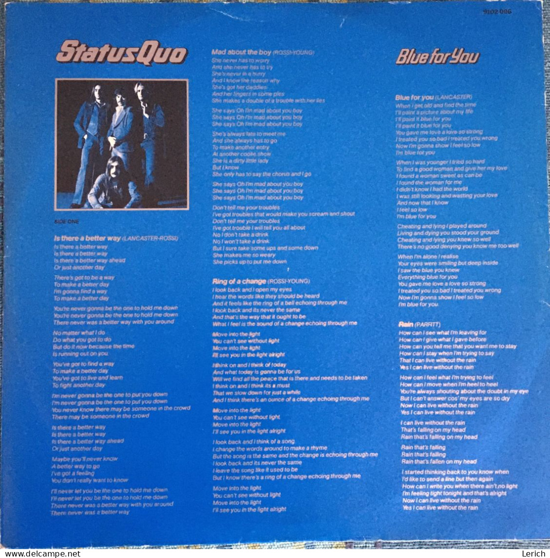 Status Quo – Blue For You - Hard Rock & Metal