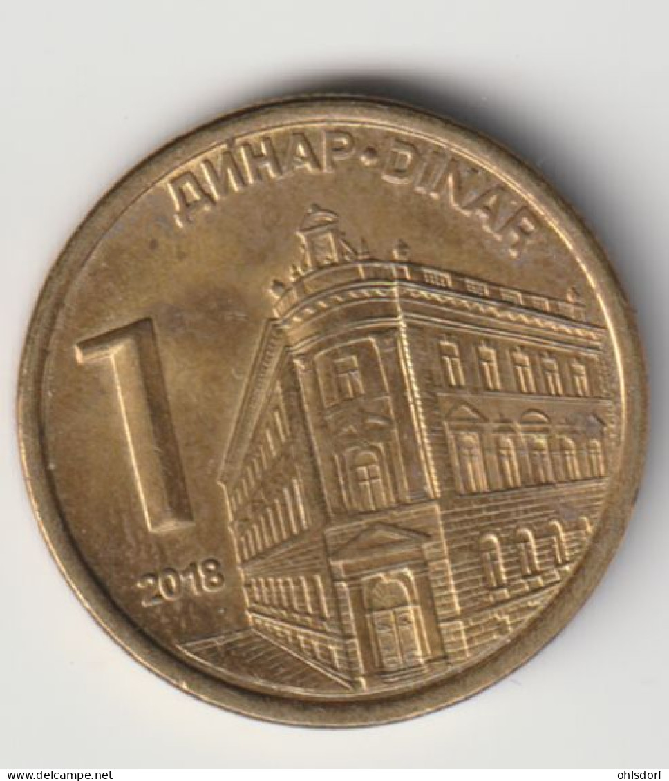 SERBIA 2018: 1 Dinar, KM 54 - Serbie