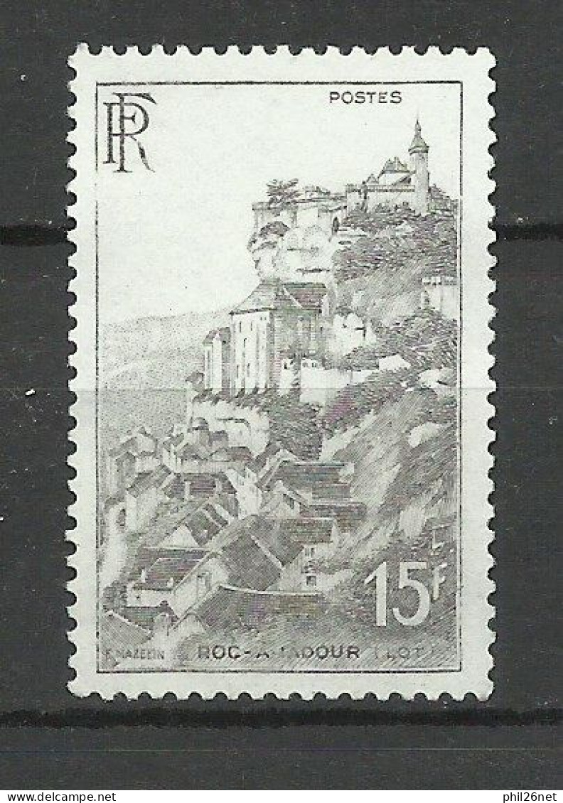 France  N° 763    Rocamadour   Gris    Neuf  ( *  )   B/TB      Voir Scans       Soldes ! ! ! - Unused Stamps