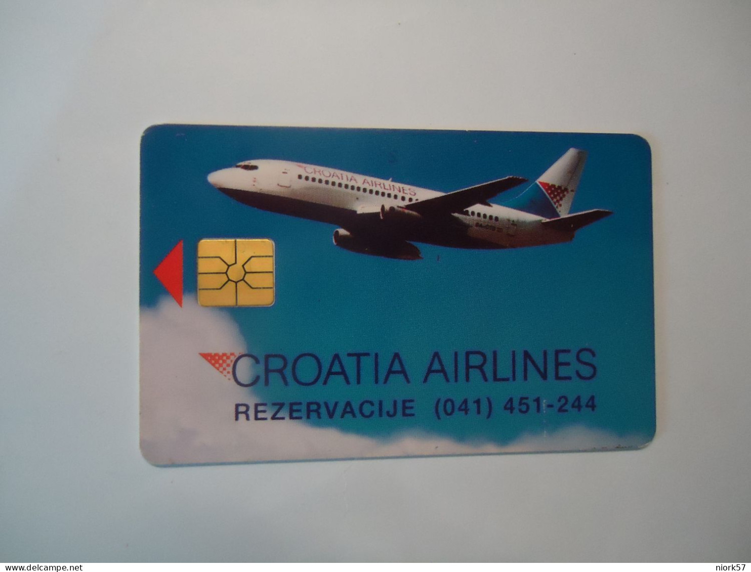 CROATIA  USED  PHONECARDS AIRPLANES - Aviones