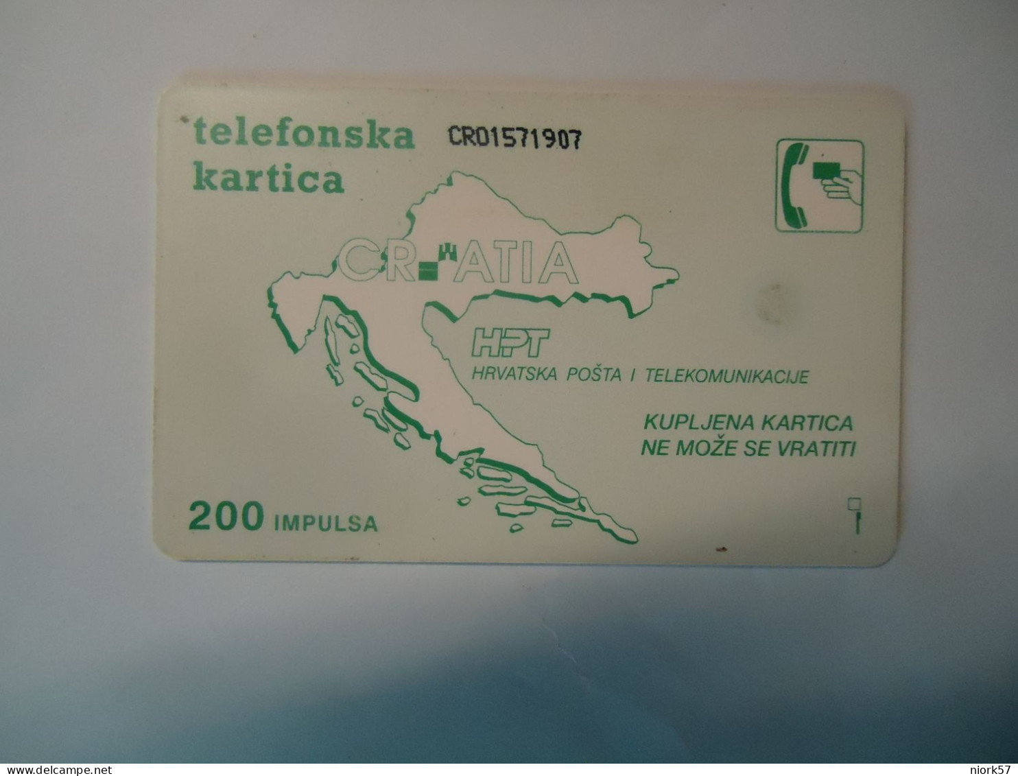 CROATIA  USED  PHONECARDS AIRPLANES - Aerei